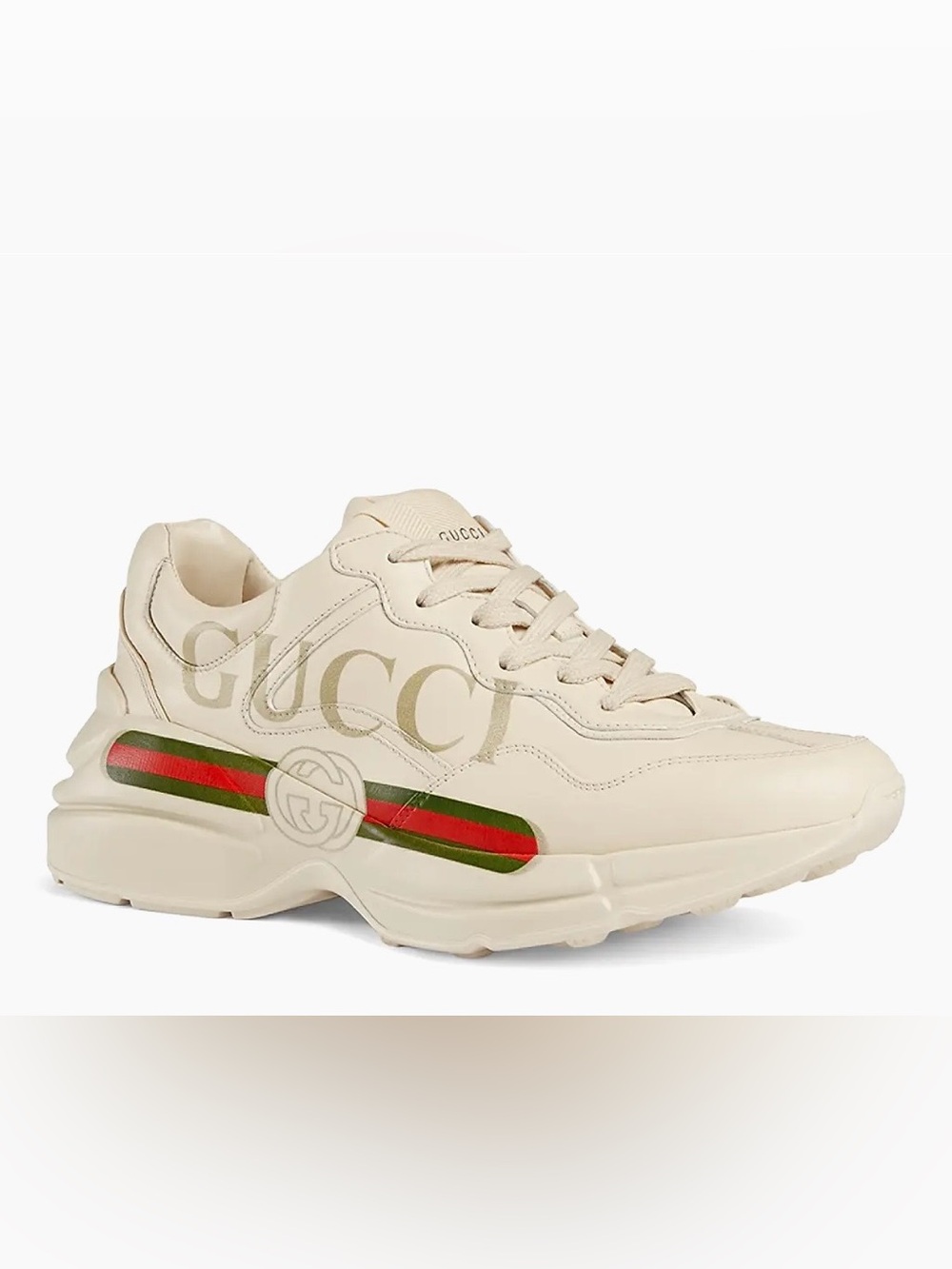 Gucci Rhyton Logo Leather Sneaker